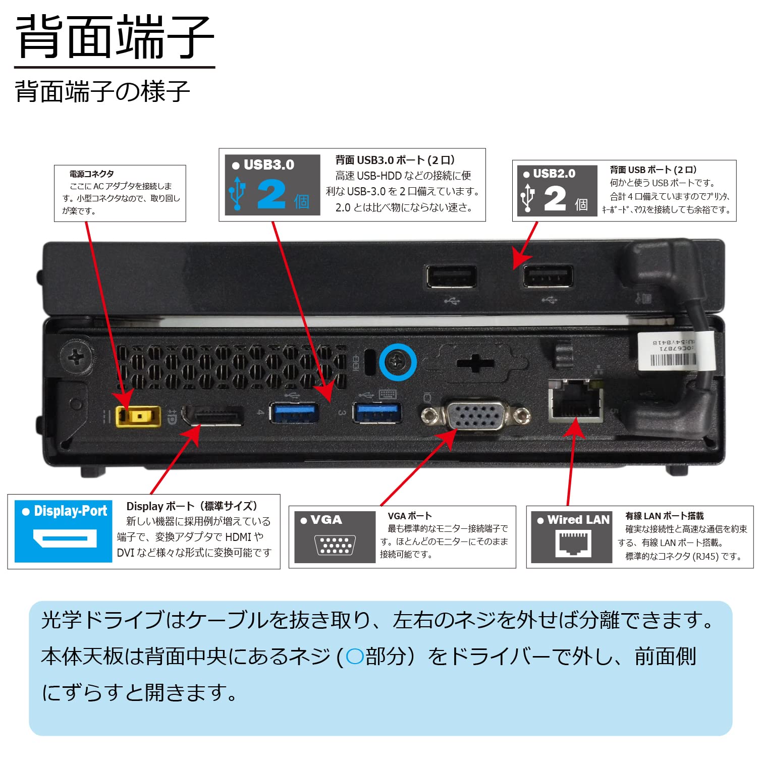 Amazon.co.jp: 中古パソコン Lenovo ThinkCentre M93p Tiny